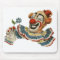 Clown Grins at Flower - Mousepad