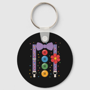 Clown Halloween Costume 1 Key Ring