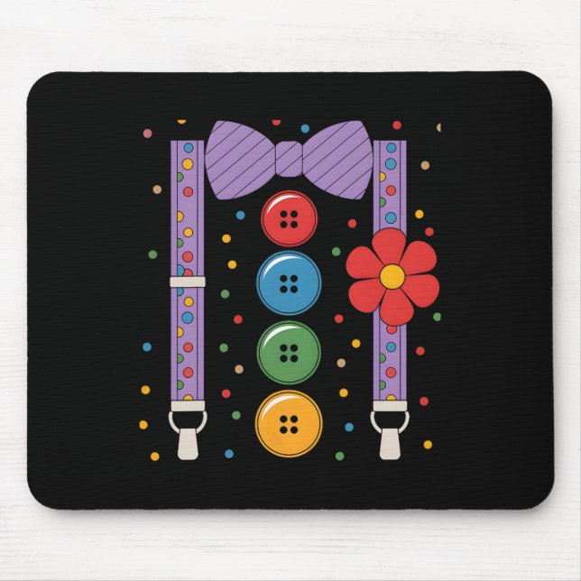 Clown Halloween Costume 1  Mouse Pad (Front)