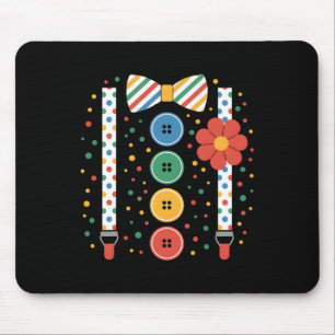 Clown Halloween Costume Mouse Pad