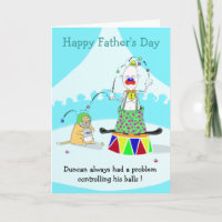 Clown Happy Father's Day,