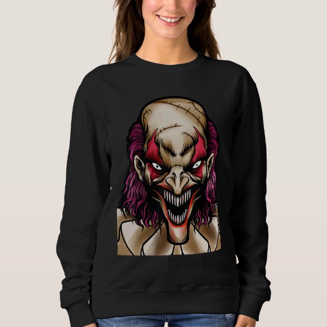 Clown Horror Halloween  1 Sweatshirt (Front)