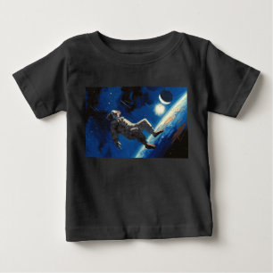 "Clown In Space" oil painting Baby T-Shirt