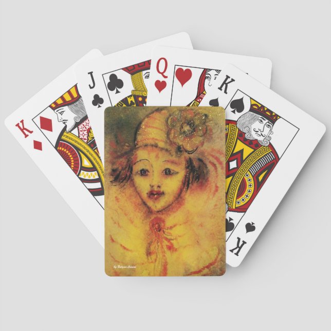 CLOWN IN YELLOW PLAYING CARDS (Back)