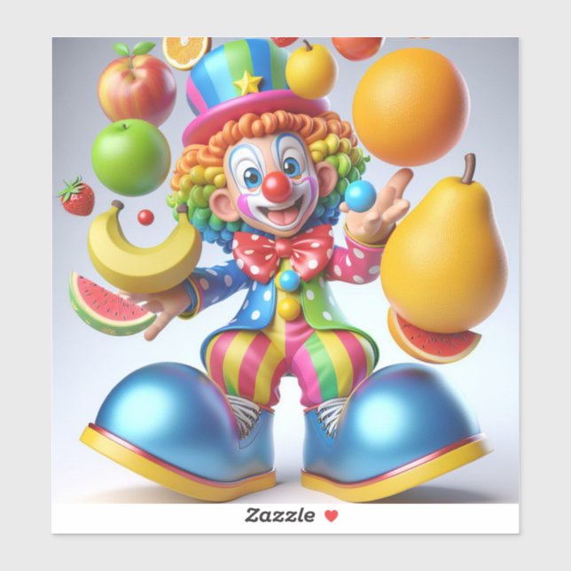  Clown Juggling Fruits by Natasha Us   (Sheet)