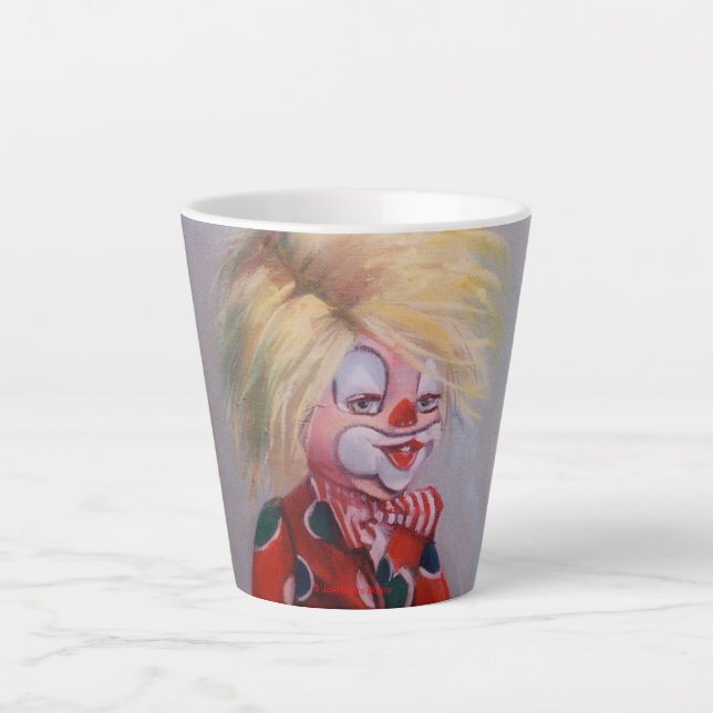 Clown Latte Mug (Front)