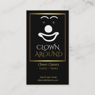 Clown Logo Template Business Card