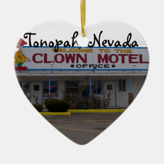 Clown Motel Ceramic Tree Decoration