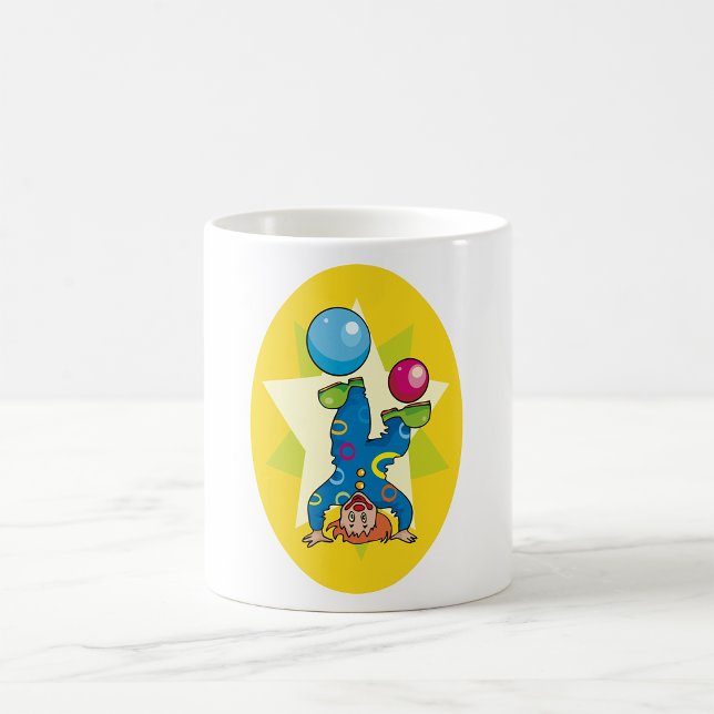 Clown On Its Head Coffee Mug (Creator Uploaded)