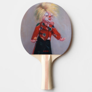 Clown/Pallaso/Clown Ping Pong Paddle