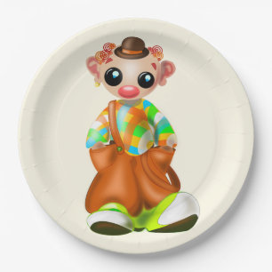Clown Paper Plates