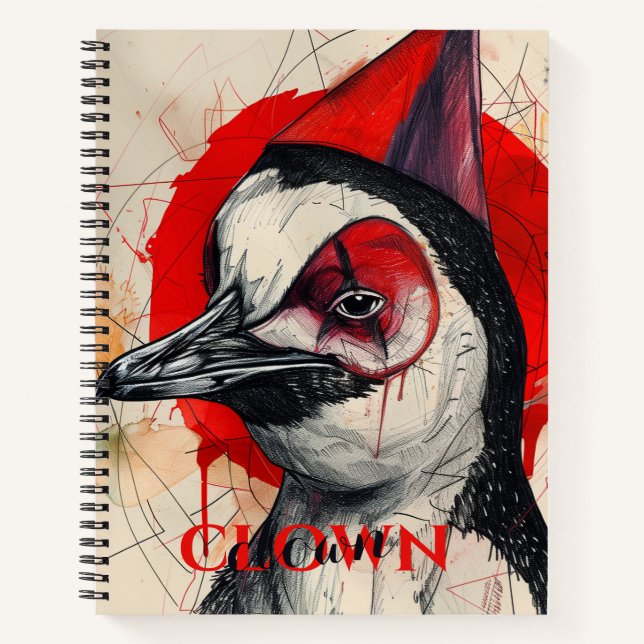 Clown Penguin Notebook (Front)
