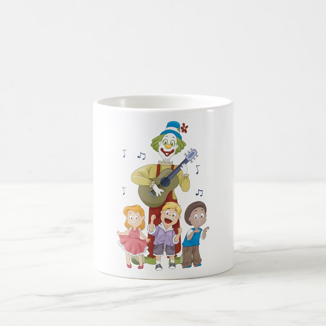 Clown Playing The Guitar Coffee Mug (Creator Uploaded)