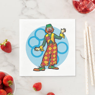 Clown Posing Napkins
