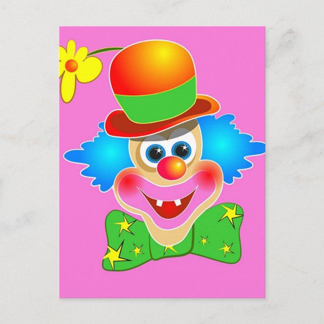 Clown Postcard (Front)