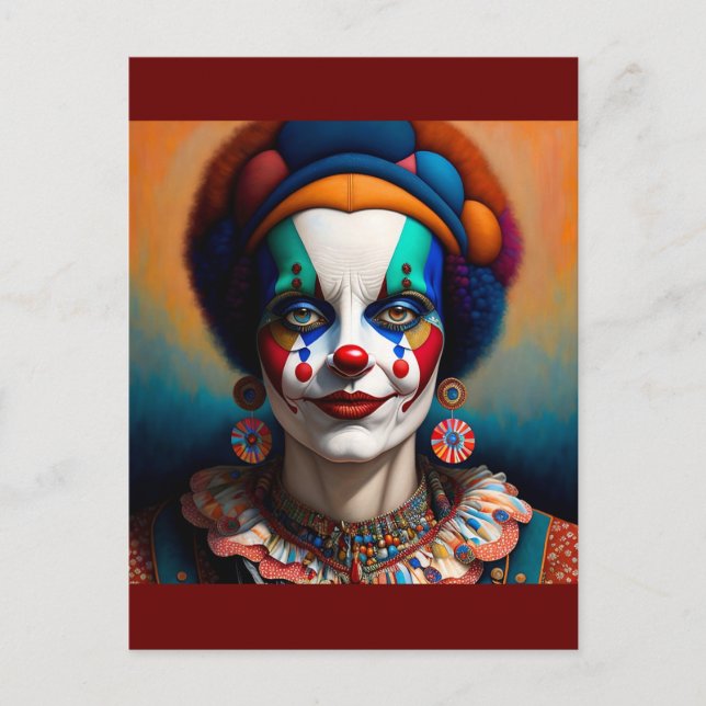clown postcard (Front)
