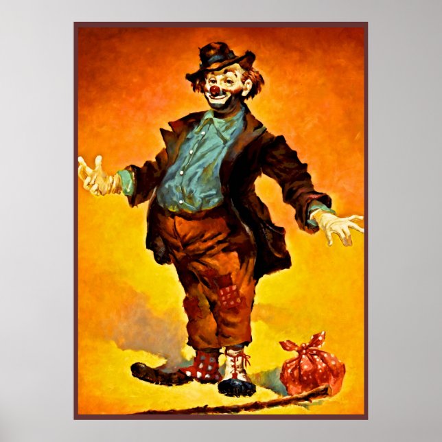 Clown poster painting  14 (Front)