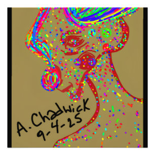 Clown Reindeer Photo Print