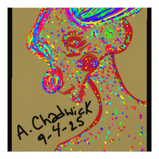 Clown Reindeer Photo Print