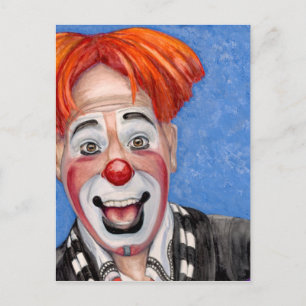 Clown Ryan Combs Postcard