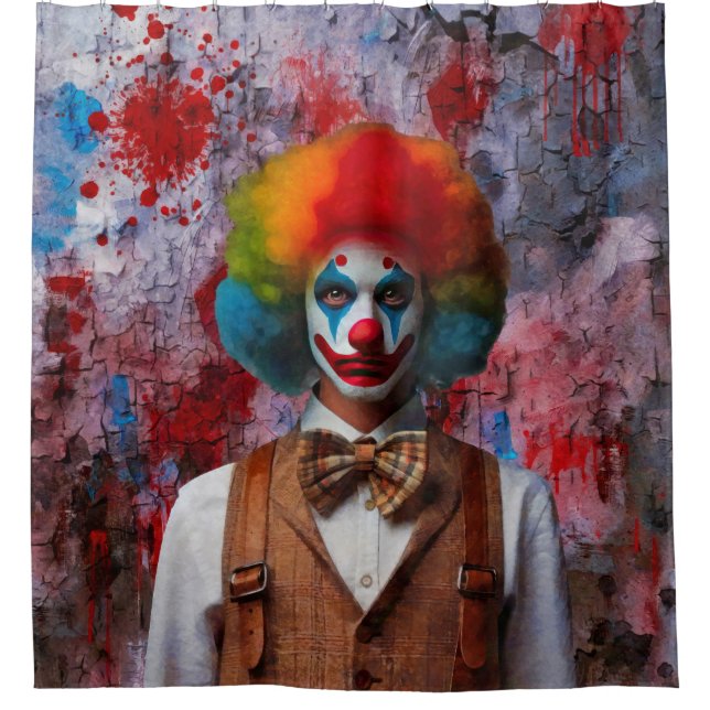 Clown Shower Curtain (Front)