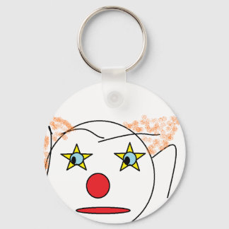 Clown Sketch Key Ring