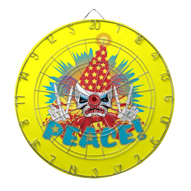 Clown Skull Dartboard (Front)