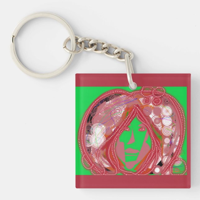 Clown Steampunk Key Ring (Front)