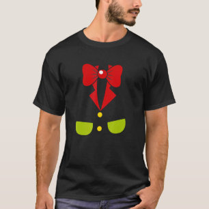 Clown Tie Circus Funny Halloween Costume for Kids T-Shirt