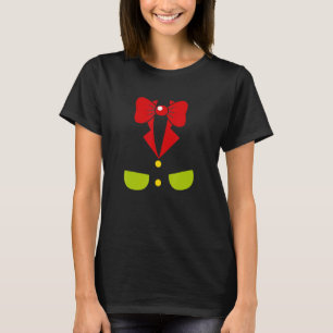 Clown Tie Circus Funny Halloween Costume for Kids T-Shirt