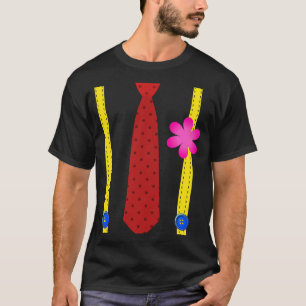 Clown Tie Jumbo Clown Costume Circus Costume T-Shirt