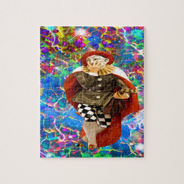 Clown Troubadour Jigsaw Puzzle (Vertical)