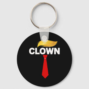 Clown Trump Funny Sarcastic Anti-trump Subtle Tee Key Ring
