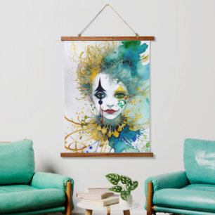 Clown Wall Tapestry