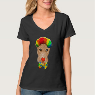 Clown Wire Fox Terrier Circus Dog T-Shirt