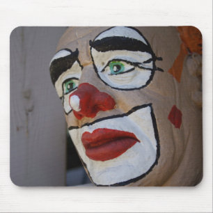 Clown With Sad Look Mouse Pad