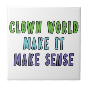Clown World Ceramic Tile