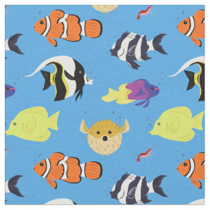 Clownfish and Friends Fabric