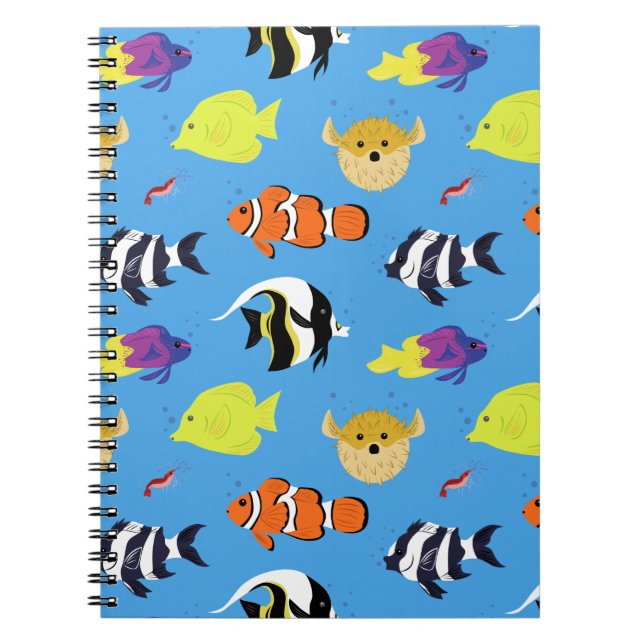 Clownfish and Friends Spiral Notebook (Front)