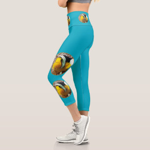 Clownfish - Close-Up! Round Photographic Design    Capri Leggings