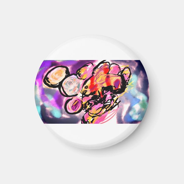Clownfish gem magnet (Front)