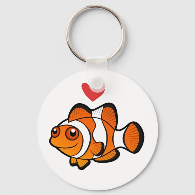 Clownfish Love Key Ring (Front)
