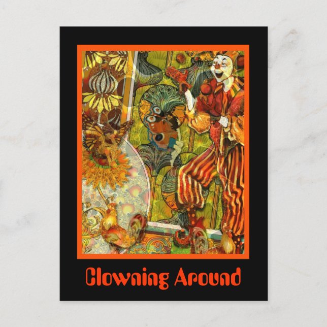 Clowning Around Postcard (Front)