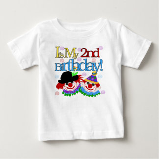 Clowns 2nd Birthday Baby T-Shirt