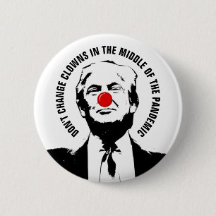 Clowns and the Pandemic 6 Cm Round Badge