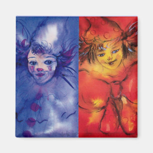 CLOWNS COLLECTION / Venetian Masquearde Ball Magnet