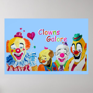 Clowns Galore Poster