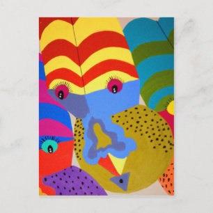 Clowns Postcard