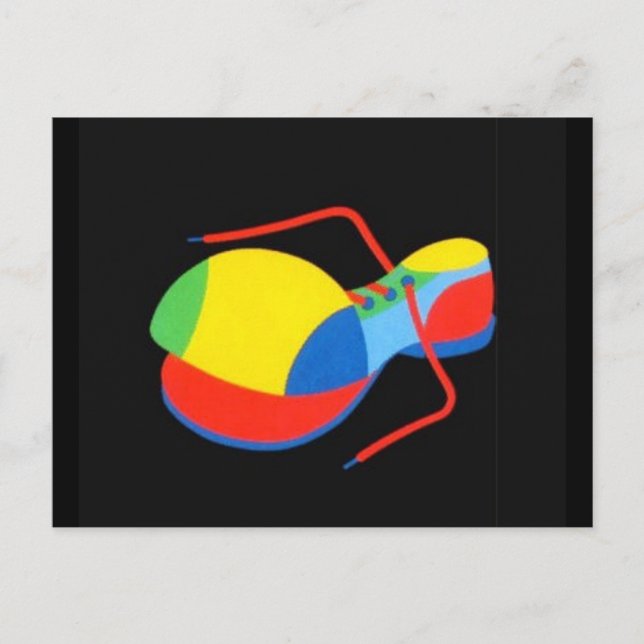Clown's Shoe Postcard (Front)