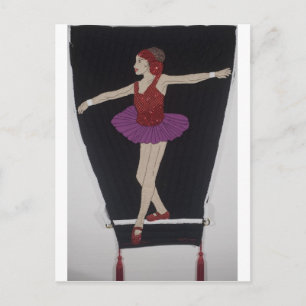 Clowns--Tight Rope Walker Postcard